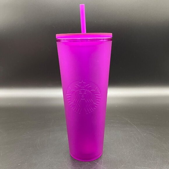Starbucks Soft Touch Venti Purple 24oz Tumbler - Picture 1 of 8